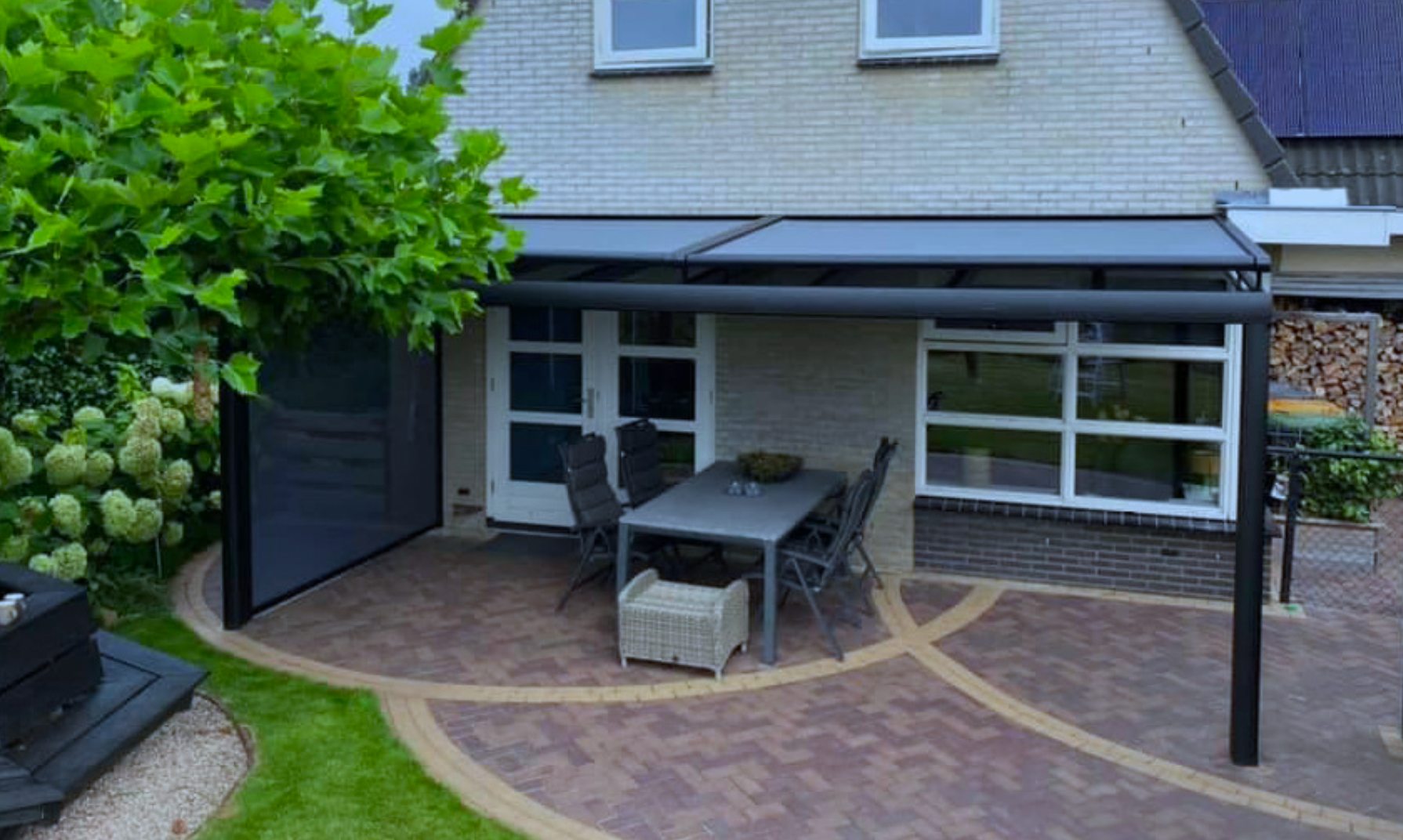 aufdach-markise Aufdachmarkise für Terrassenüberdachung / Kaltwintergarten – Schöne Terrasse
